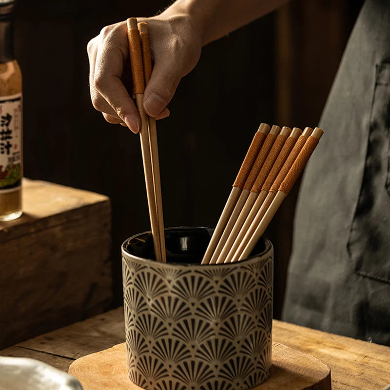 5 Pairs Wooden Chopsticks Wood Chopsticks Set Japanese Sushi Chopsticks Korean Chinese Snack Food Chop Sticks Kitchen Tableware