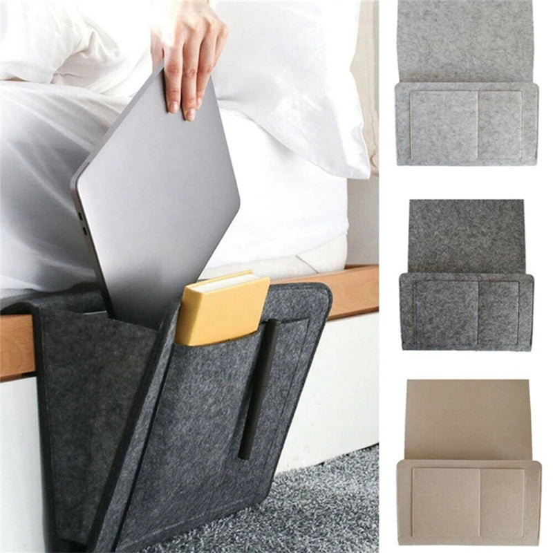 Felt Bedside, Sofa & Desk Storage Caddy – 5 Colours