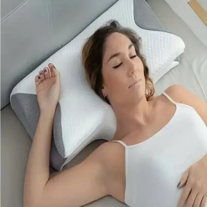 Contoured Butterfly Memory Foam Pillow