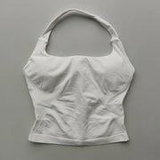 Backless Halter Sports Top – 45 Colour & Size Options