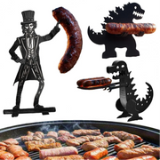Character Sausage & Hot-Dog Grill Holders – 4 Designs