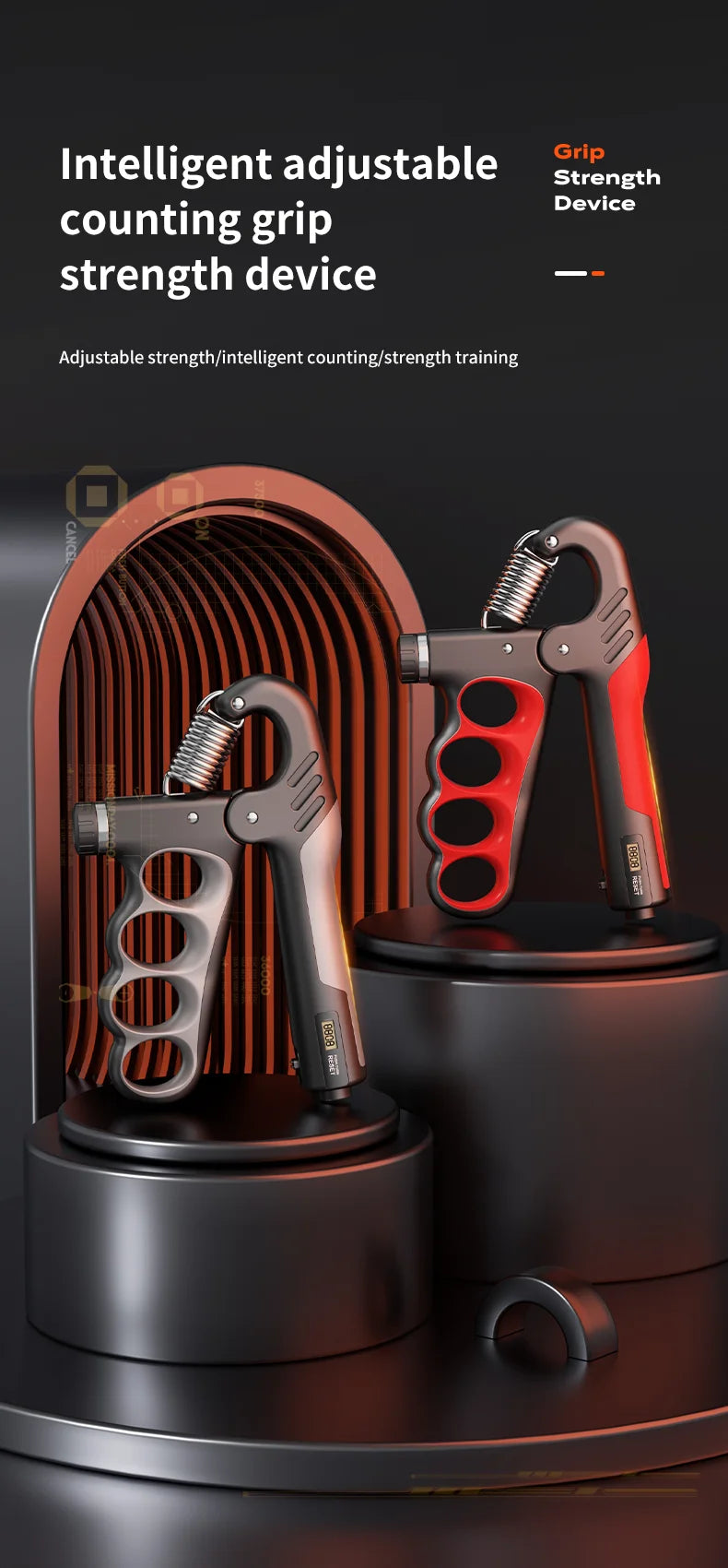 Adjustable Hand Grip Strengthener – 5–100 kg