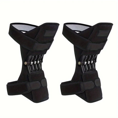 Knee Protection Booster Support Knee Cushion Adjustable Sports Powerful Rebound Spring Force Relieves Pain From Strains 1-2PCS