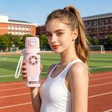 Usb-c Rechargeable Fan Cup 2-in-1 Foldable Fan Water Bottle with 3 Speeds 690ml Tritan Sports Cup Rechargeable Portable for Hot