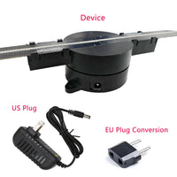 3D Hologram Fan 42CM WiFi 3D Holographic Projector Advertising Display Light HD Holographic Projector for Stores Bars Party Xmas