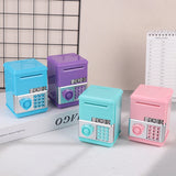 Kids Money Bank, Plastic Password Piggy Bank Mini ATM Cash Coin Money Box For Kids Birthday Toy For Children，ATM Banks Box