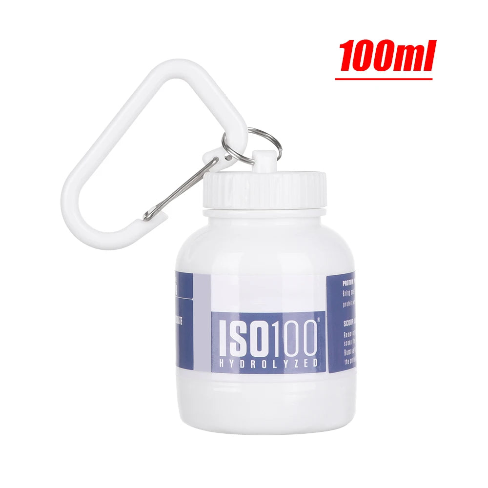 Portable Protein Powder Container with Funnel