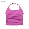 Impact Halter Top Push-Up Sports Bra Backless Design Yoga Tank Top Fitness Workout Activewear Gym Clothes Sports Bras