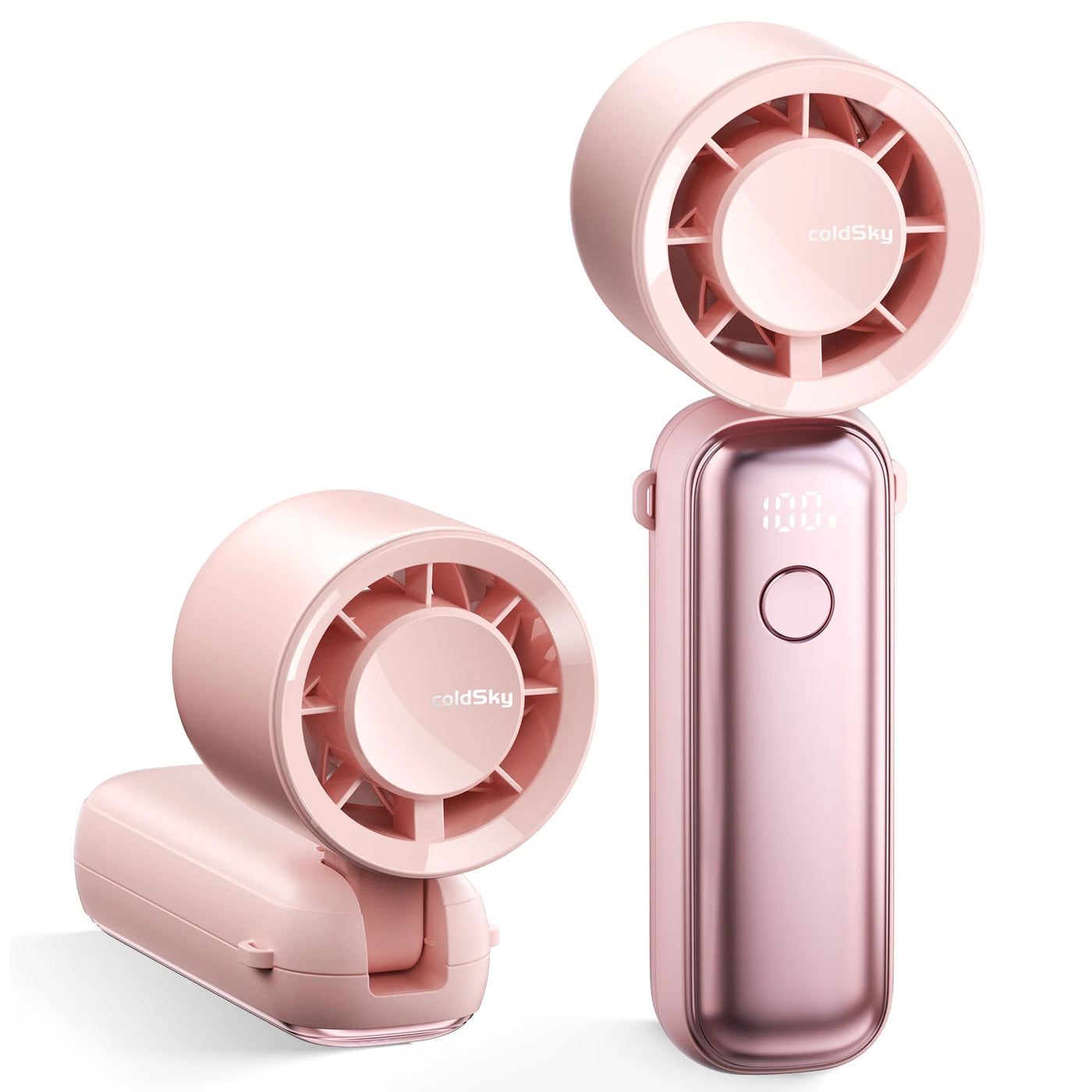 5000 mAh Foldable Turbo Fan with Digital Display – 3 Colours