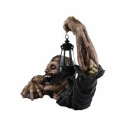 Crawling Zombie with LED Lantern Halloween Decoration