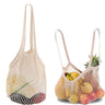 1/2pcs Cotton String Shopping Tote Bags Fruit Vegetable Storage Organizer Reusable Washable Grocery Eco Friendly Mesh Bags