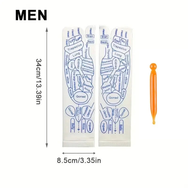 Textured Acupressure-Style Massage Socks