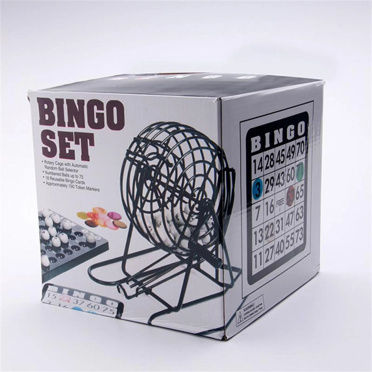 Deluxe Bingo Set Board Game Toys Large Groups Gathering Party Lottery Game Props Manual Lottery Machine Tabletop Game Toys