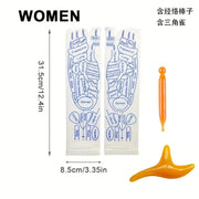 Textured Acupressure-Style Massage Socks