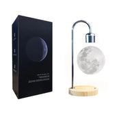 3D Printing Floating Moon Lamp Magnetic Levitation Seamless LED Night Light Creative Home Decoration Table Lamp