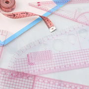 Transparent French-Curve Sewing & Drawing Templates – 3 Sets