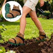 Adjustable Spiked Lawn Aerator Shoes – Manual Grass Aerating Sandals for Healthy Lawns