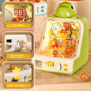 Basketball Shooting Arcade Game Toy - Desktop Pinball Hoop with LED Scoring, Fun Interactive for Kids Family Party Gathering