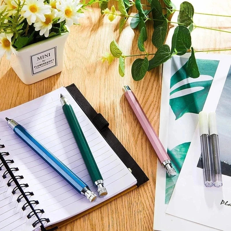 5.6mm Metal Clutch Drawing Pencil Set – 4 Colours
