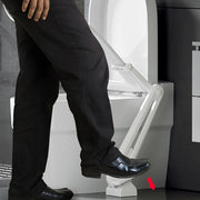 Hands-Free Foot-Pedal Toilet Seat Lifter