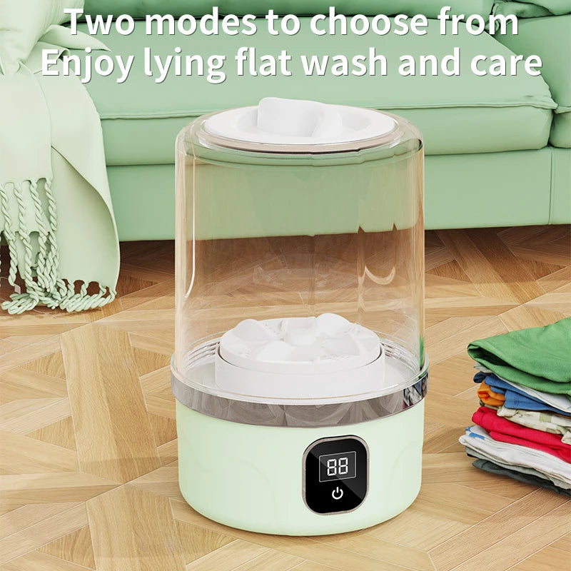 Rechargeable Portable Mini Washing Machine – 2 Colours