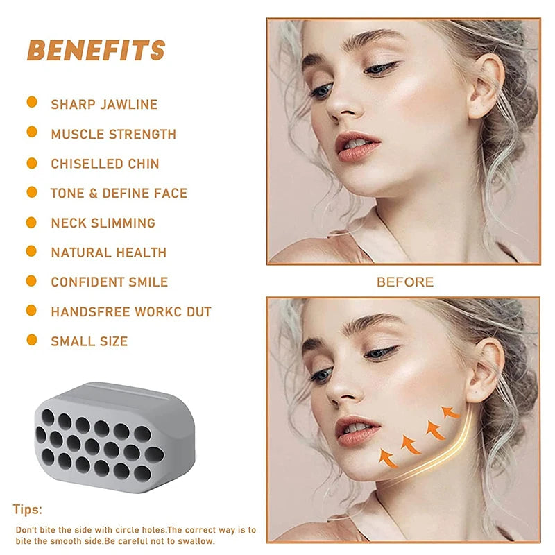 Silicone Jaw Exercise Balls – 5 Resistance Options