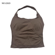 Backless Halter Sports Top – 45 Colour & Size Options
