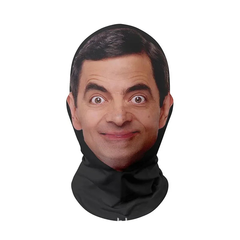 Realistic 3D Full-Face Costume Hood – 26 Designs