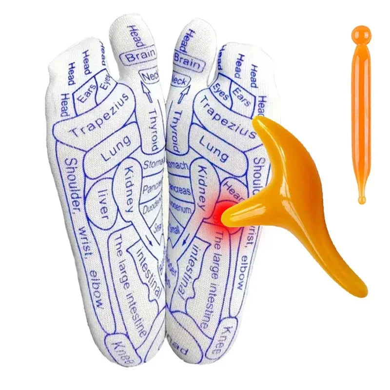 Textured Acupressure-Style Massage Socks