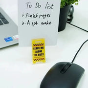 Acrylic “Leave Me Alone, I’m Busy” Desk Sign