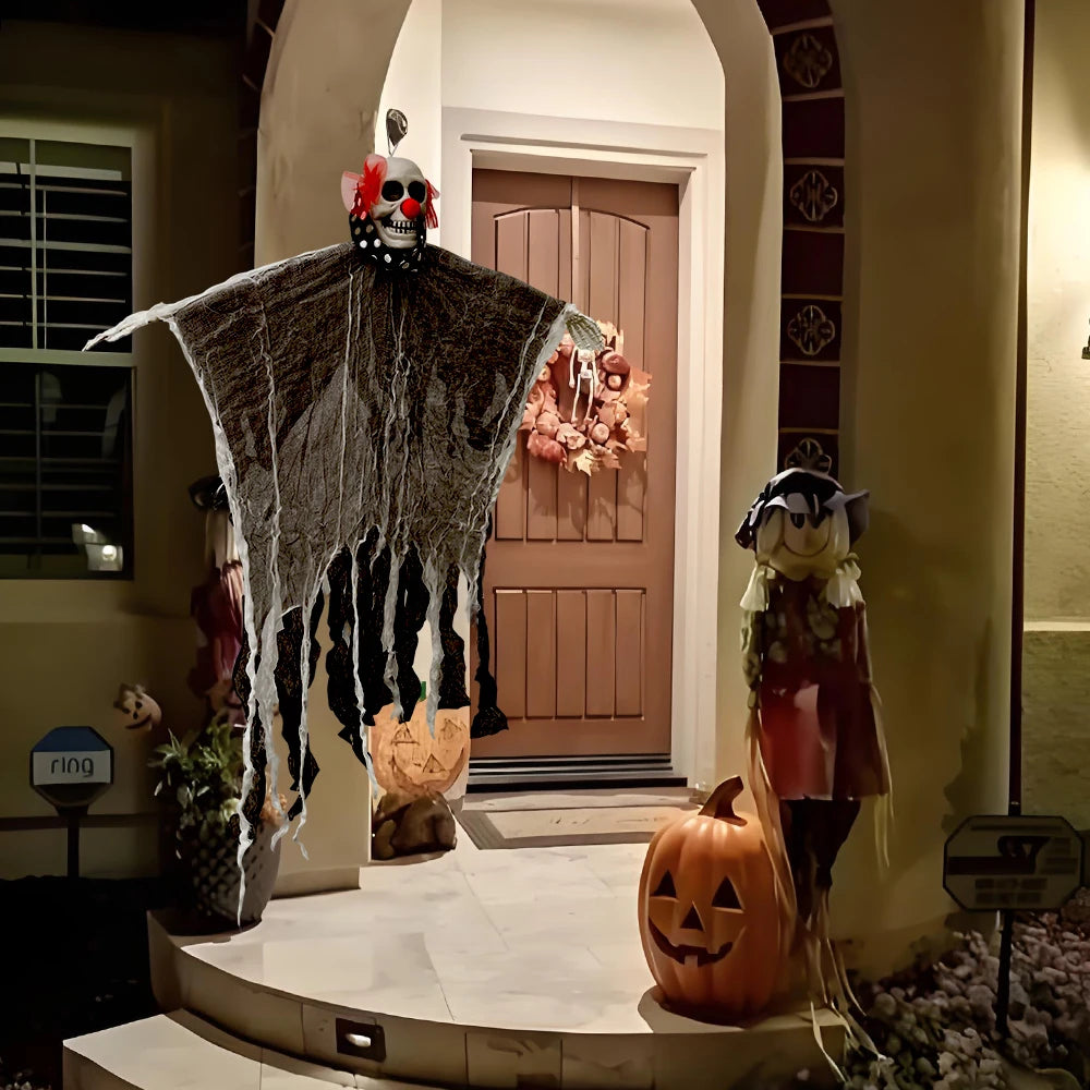 100 × 70cm Hanging Skeleton Ghost Halloween Decoration