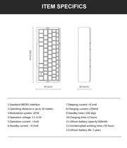 Mini Folding Bluetooth Keyboard Wireless Keypad Support3 Devices With Stand Rechargeable Foldable Keyboard for Phone Tablet