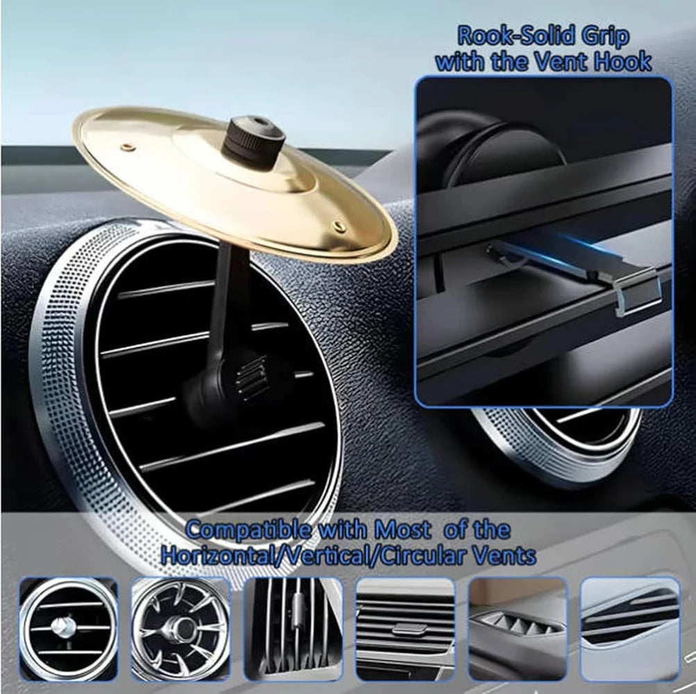 Mini Car-Vent Cymbal Drum