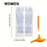 Textured Acupressure-Style Massage Socks