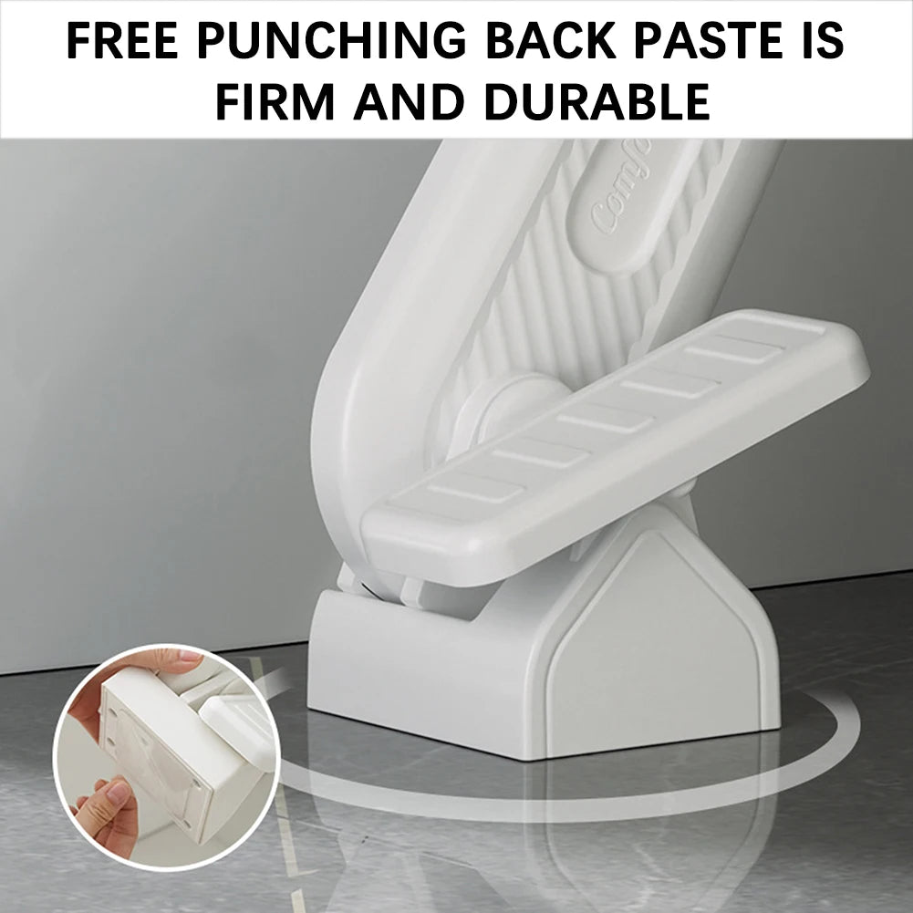 Hands-Free Foot-Pedal Toilet Seat Lifter