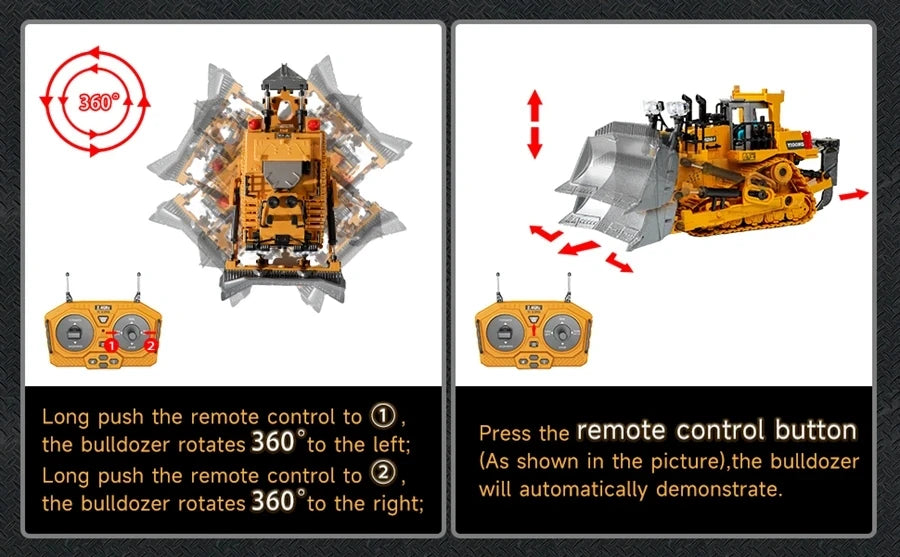 4WD Remote-Control Excavator Toy – 9 Options
