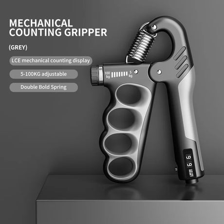 Grip Strengthener Gym Training Hand Exerciser Adjustable 5-100KG Fitness Unisex Finger Rehabilitation Training Hand Grip pesas