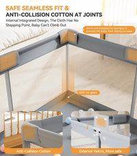 Breathable Mesh Children’s Playpen – 4 Floor Sizes