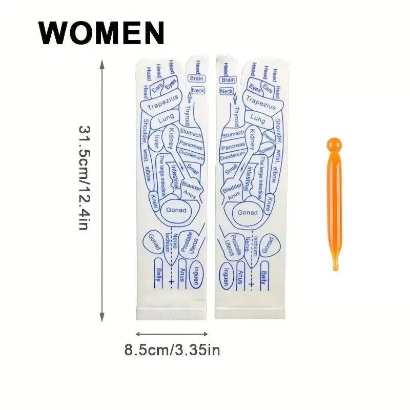 Textured Acupressure-Style Massage Socks