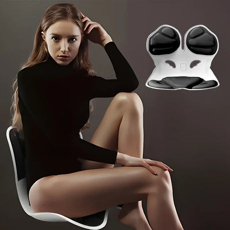 Ergonomic Posture Correction Seat Cushion with Lumbar Support and Adjustable Lumbar Cushion ,enhancing Seat Comfort