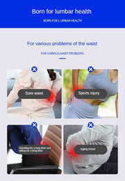 Adjustable Lower-Back Support Belt with 3 Pads