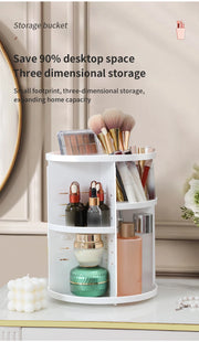 360° Rotating Makeup & Skincare Organiser – 3 Colours