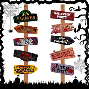 Scary Halloween Welcome Sign – Paper Party & Yard Décor