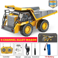 4WD Remote-Control Excavator Toy – 9 Options