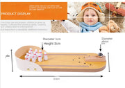 Wooden Desktop Mini Bowling Game Set