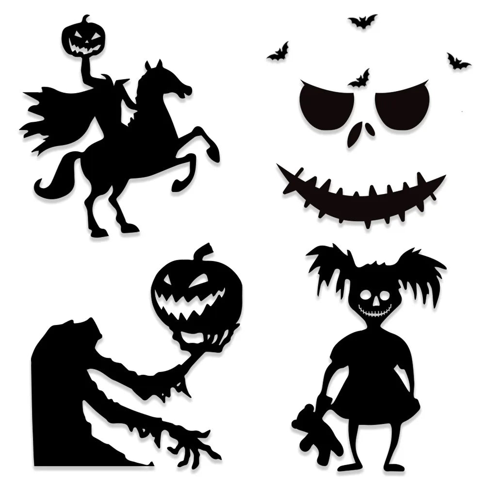 Halloween Felt Window & Door Decorations – 9 Designs