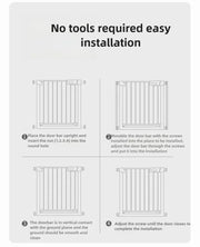 No-Drill Pressure-Mounted Baby & Pet Safety Gate