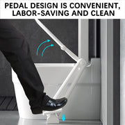 Hands-Free Foot-Pedal Toilet Seat Lifter