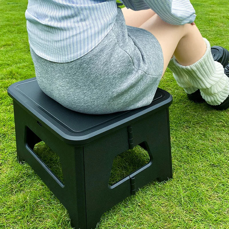 Folding Portable Camping Toilet – 2 Sizes, Grey or Black