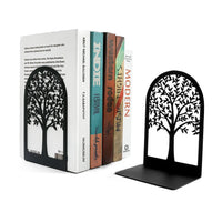 Black Tree-of-Life Metal Desktop Bookends